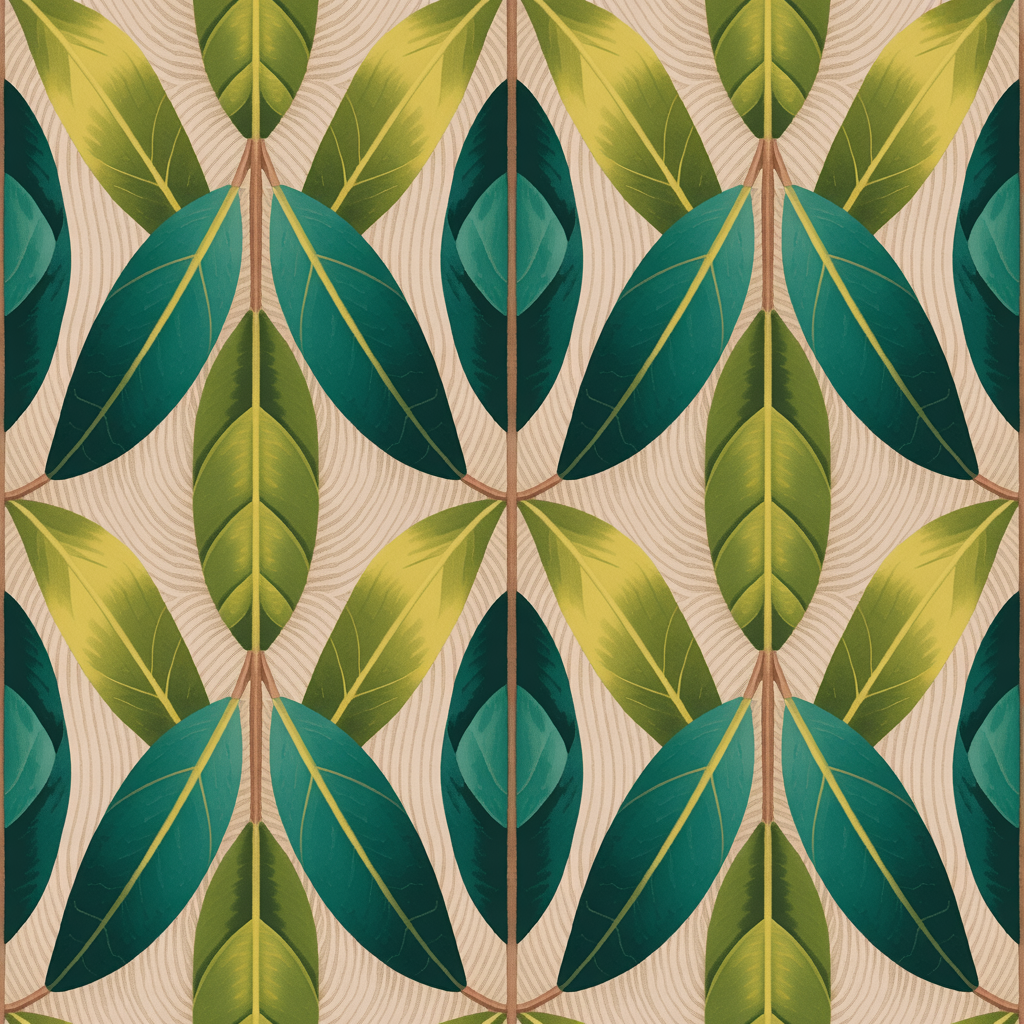 Gumleaf woven artist pattern